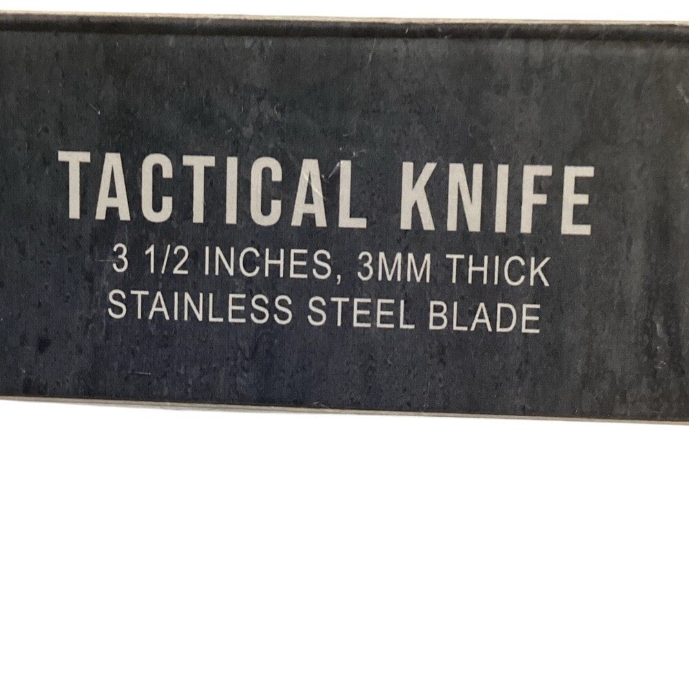 Tactical Folding Knife with Skull Emblem - Picture 5 of 5